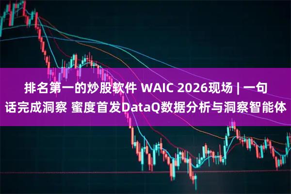 排名第一的炒股软件 WAIC 2026现场 | 一句话完成洞察 蜜度首发DataQ数据分析与洞察智能体